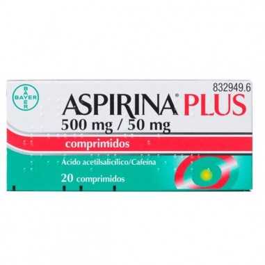 Aspirina Plus 500 mg/50 mg 20...
