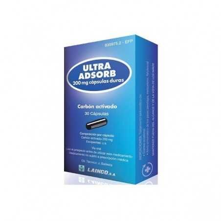 Ultra Adsorb 200 mg 30 Cápsulas Lainco - 1
