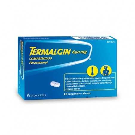 Termalgin 650 mg 20 Comprimidos Glaxosmithkline consumer healthcare - 1