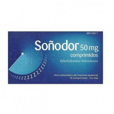 Soñodor Difenhidramina 50 mg 16...