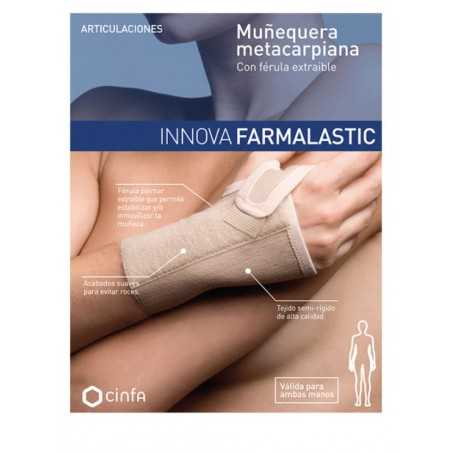 Muñequera Metacarpiana con Ferula Talla Pequeña Farmalastic Cinfa - 1