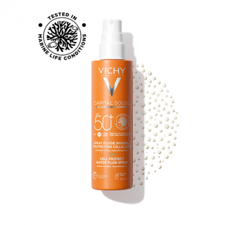 Vichy Capital Soleil Cell Protect Fluido Spray Water Resist Spf 50+ 200 ml Vichy - 1