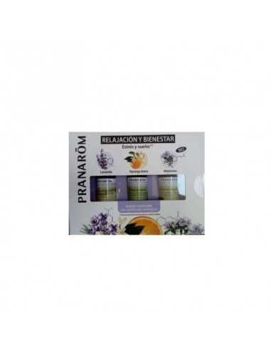 Pranarom Cofre Relajación y Bienestar, Estrés y Sueño Aceites Naranja, Lavanda y Mejorana 10ml Pranarom internacional s.a. - 1
