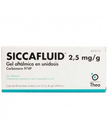 Siccafluid 2,5 mg/g gel Oftálmico 60 Monodosis 0,5 g Thea - 1