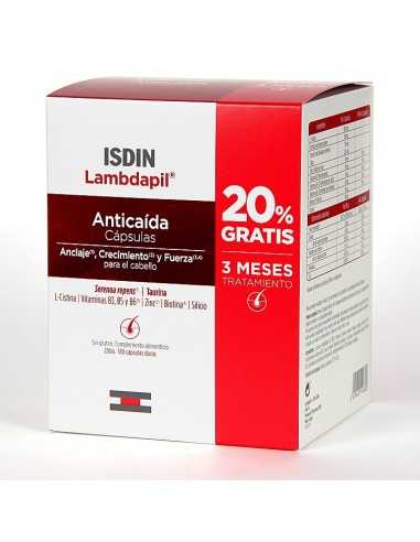 Isdin pack Lambdapil anticaída 180 cápsulas 20% GRATIS Isdin - 1