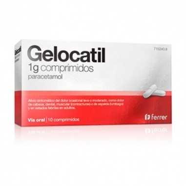 Gelocatil 1 g 10 Comprimidos Ferrer internacional - 1