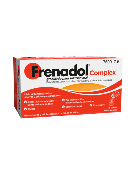 Frenadol Complex 10 sobres granulado para solución Oral Johnson & johnson