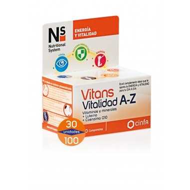Vitans Vitalidad A-z 30 Comprimidos