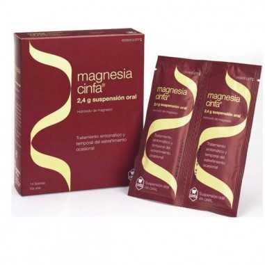 Magnesia Cinfa 2,4 g 14 sobres Suspensión Oral 12 ml Cinfa - 1