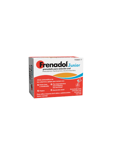 Frenadol Junior 10 sobres granulado para solución Oral Johnson & johnson - 1