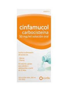 Cinfamucol Carbocisteina 50 mg/ml solución Oral 1 Frasco 200 ml Cinfa - 1