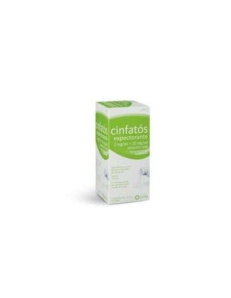 Cinfatos Expectorante 2 mg/ml + 20 mg/ml solución Oral 1 Frasco 200 ml (vidrio) - 1