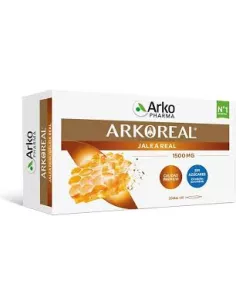 ARKOREAL JALEA REAL VITAMINADA SIN AZUCAR 1000 MG 20 AMPOLLAS 15 ML