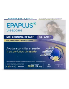 Epaplus Sleepcare Melatonina Retard Balance 60 Comprimidos