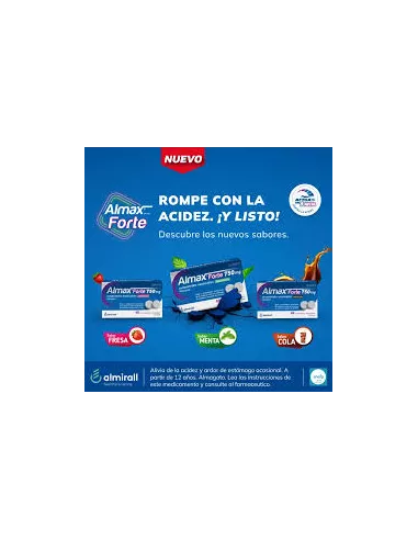 Almax Forte 750Mg 48 Comprimidos Sabor Cola