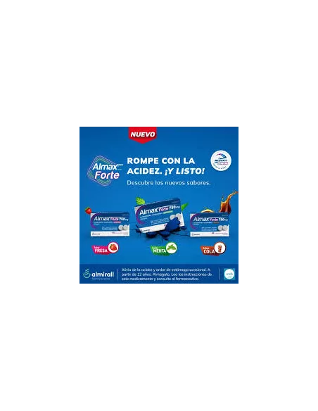 Almax Forte 750Mg 48 Comprimidos Sabor Cola