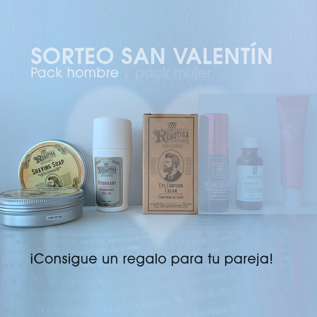 Sorteo San Valentín - Pack hombre