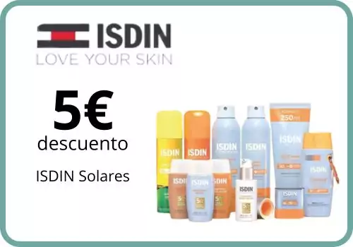 Isdin solares Descuento 5€