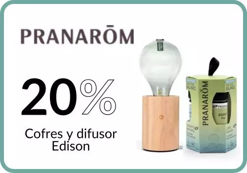 Pranarom Cofres y Difusor Edison 20% descuento